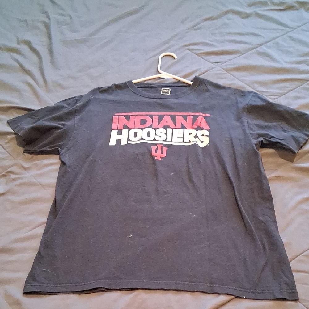 Pro Edge Black T-Shirt Indiana Hoosiers